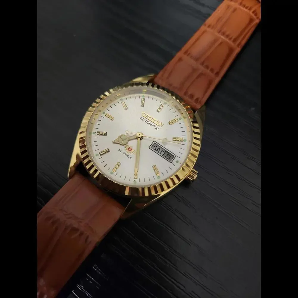 RARE‎ Pristine Vintage Citizen Eagle 7 Automatic Day Date Men's Watch